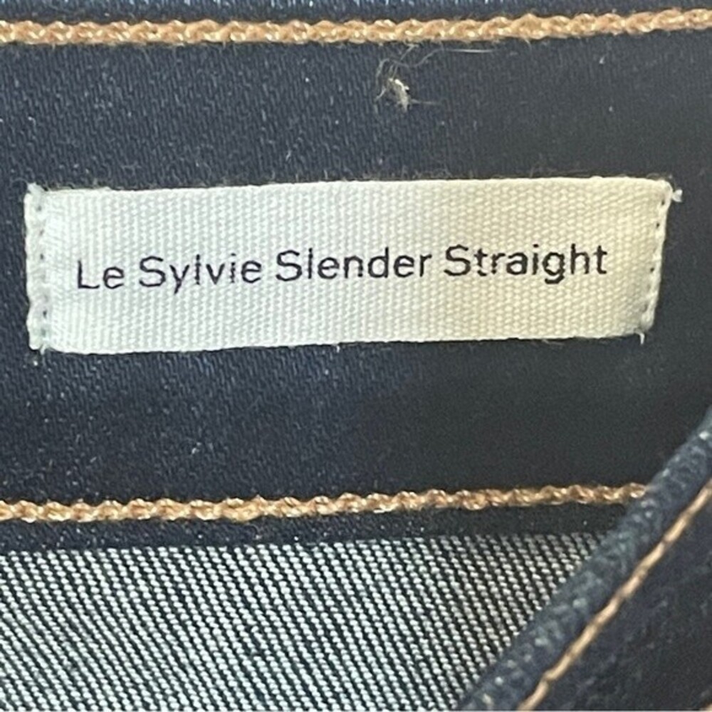 Frame Denim Blue Jean Le Sylvie Slender Straight Cabana Split Hem - Picture 4 of 10